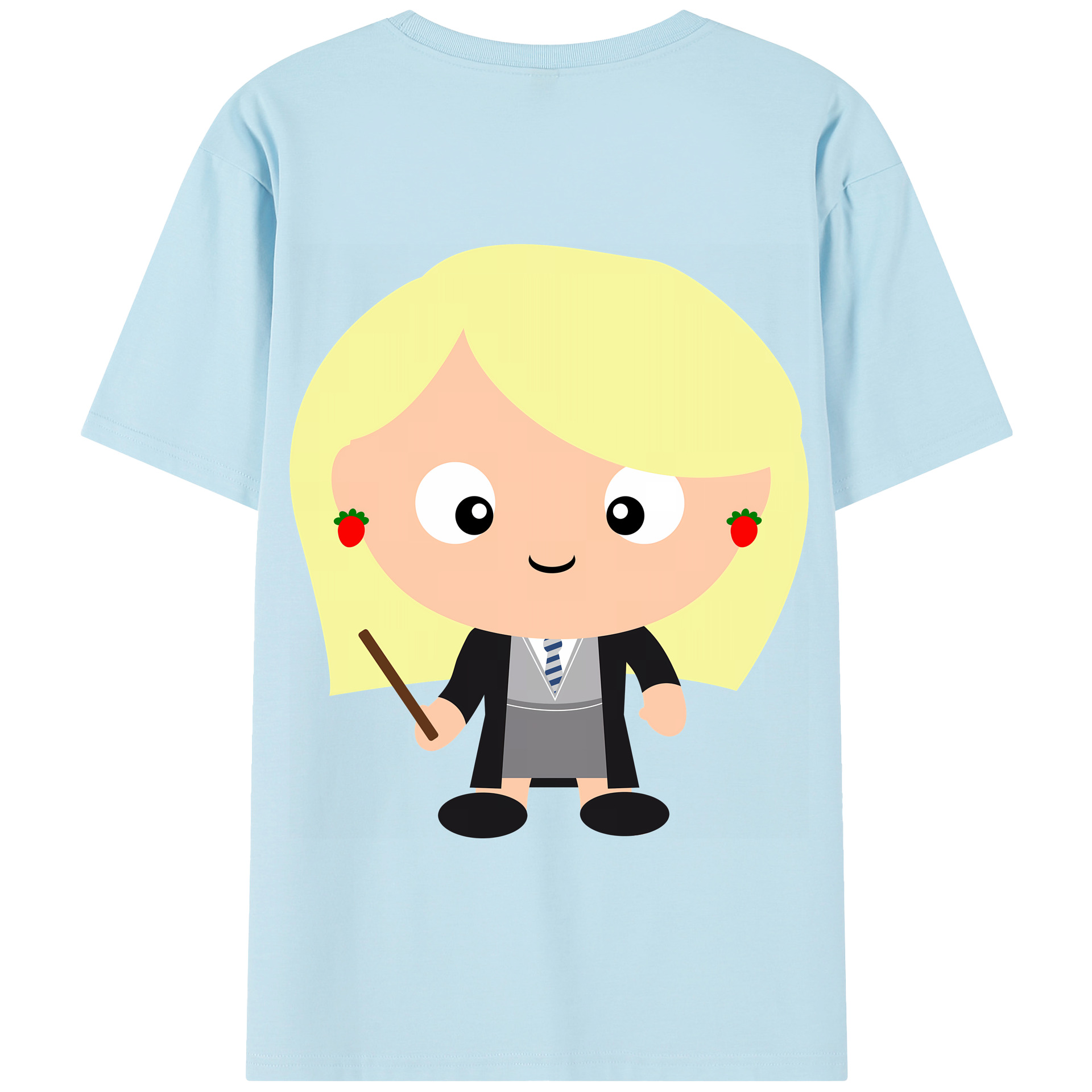（画像用） Harry Potter ハリー・ポッターシリーズ 綿100％半袖Tシャツ（背面プリント）